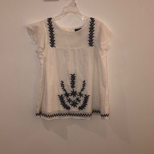 White fiesta shirt!!